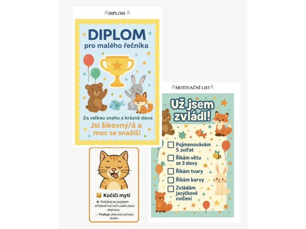 Můj malý mluvka — logopedický deníček, co vás provede rozvojem řeči